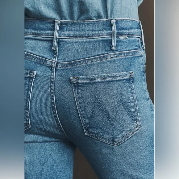 NWT MOTHER THE HUSTLER MID-RISE ANKLE JEANS SZ 28 - Picture 3 of 5